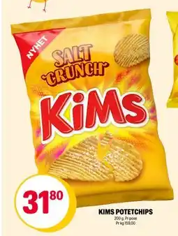 Coop Extra KIMS POTETCHIPS tilbud