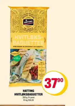 Coop Extra HATTING HVITLØKSBAGUETTER tilbud