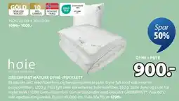 JYSK GREENFIRST NATURE DYNE-/PUTESETT tilbud