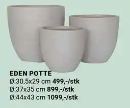 Europris EDEN POTTE tilbud
