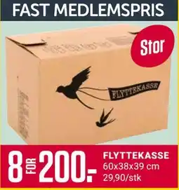 Europris FLYTTEKASSE tilbud