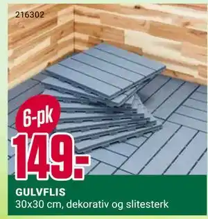 Europris GULVFLIS tilbud