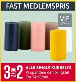 Europris ALLE SINGLE KUBBELYS tilbud