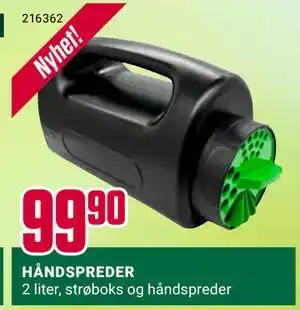 Europris HÅNDSPREDER tilbud
