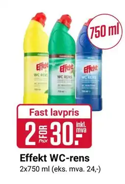 Europris Effekt WC-rens tilbud