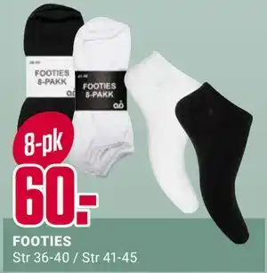 Europris FOOTIES tilbud