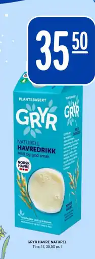 Rema 1000 GRYR HAVRE NATUREL tilbud