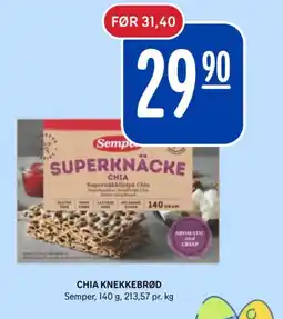 Rema 1000 CHIA KNEKKEBRØD tilbud