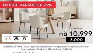 Skeidar Guest spisebord tilbud