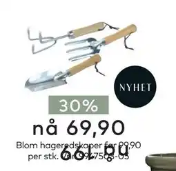 Skeidar Blom hageredskaper tilbud