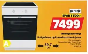 POWER Induksjonskomfyr tilbud