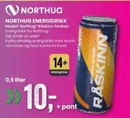 Sport Outlet NORTHUG energidrikk tilbud