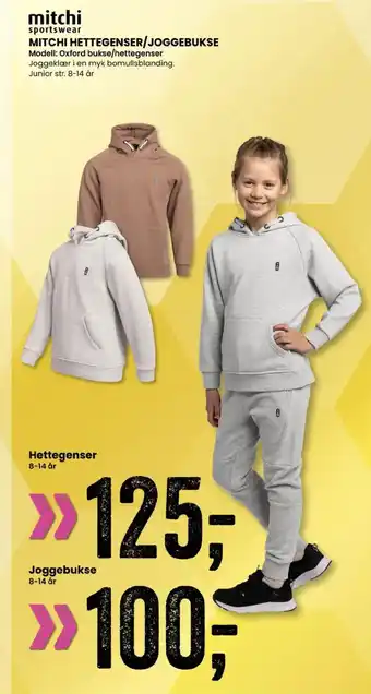 Sport Outlet MITCHI hettegenser/joggebukse tilbud