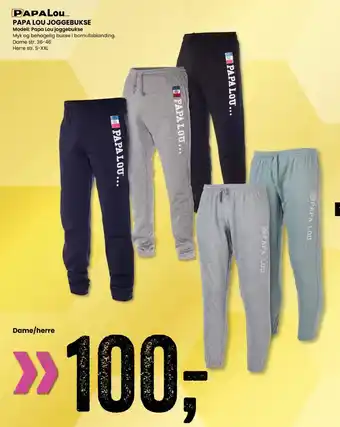 Sport Outlet PAPA LOU joggebukse tilbud