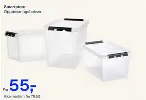 Jernia Smartstore Oppbevaringsbokser tilbud