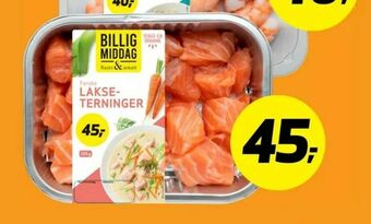 Bunnpris Laks billig middag tilbud