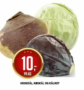 Bunnpris Hodekål, rødkål og kålrot tilbud