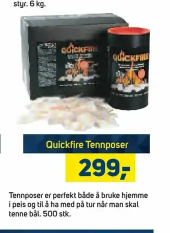 Megaflis Quickfire Tennposer tilbud