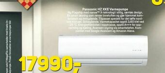 Megaflis Panasonic HZ XKE Varmepumpe tilbud