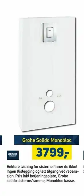 Megaflis Grohe Solido Monobloc tilbud