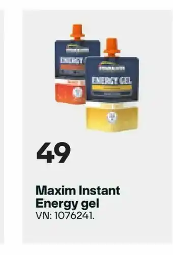 XXL Sport Maxim Instant Energy gel tilbud