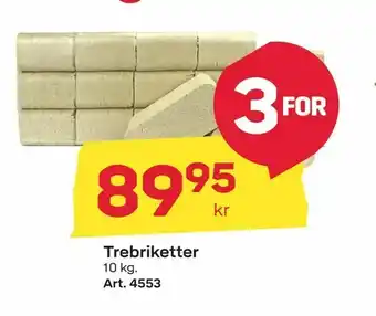 Byggmax Trebriketter tilbud