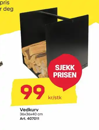 Byggmax Vedkurv tilbud