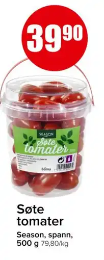Spar SEASON Søte tomater tilbud