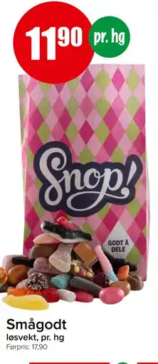 Spar Smågodt tilbud
