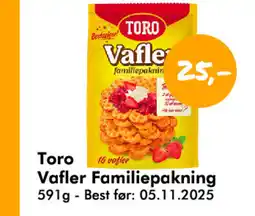 TORO Vafler familiepakning