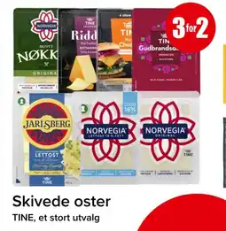 Spar TINE Skivede oster tilbud