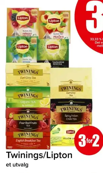 Spar Twinings/lipton tilbud