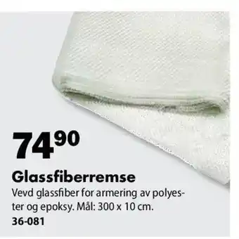 Biltema Glassfiberremse tilbud