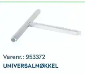 Maxbo Varenr.: 953372 UNIVERSALNØKKEL tilbud