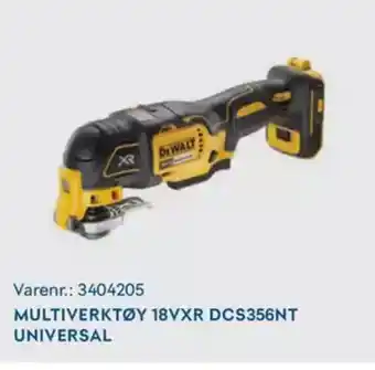 Maxbo MULTIVERKTØY 18VXR DCS356NT UNIVERSAL tilbud