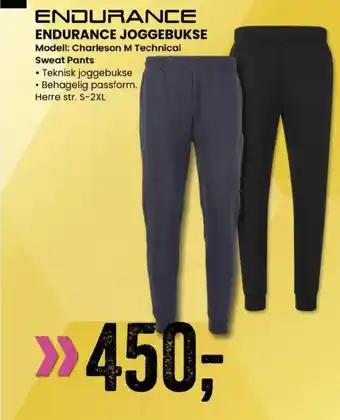 Sport Outlet ENDURANCE JOGGEBUKSE tilbud
