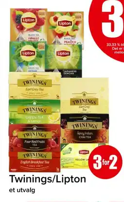 Spar Twinings/lipton tilbud
