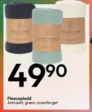 Gigaboks Fleecepledd tilbud