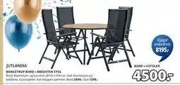 JYSK RANGSTRUP BORD + BREDSTEN STOL tilbud