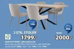 JYSK BELLINGE STOL tilbud