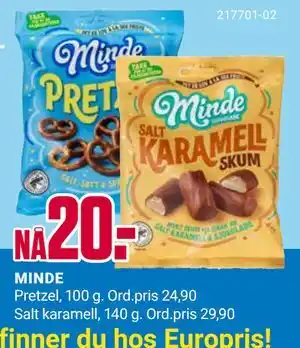 Europris MINDE tilbud