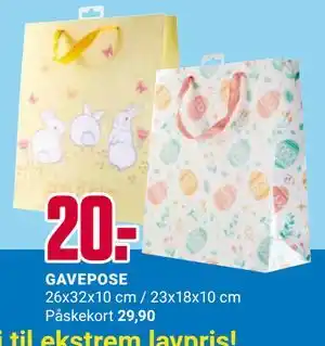 Europris GAVEPOSE tilbud