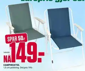 Europris CAMPINGSTOL tilbud