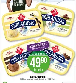 Kiwi HENNIG OLSEN Sørlandsis tilbud