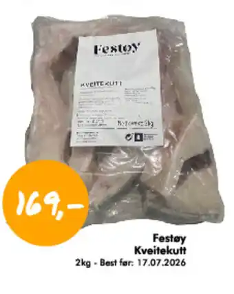 Havaristen FESTØY Kveitekutt tilbud