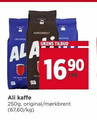 Meny Ali kaffe tilbud