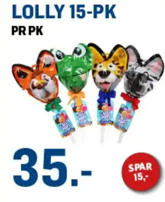 Price Lagerbutikk Lolly 15-pk tilbud