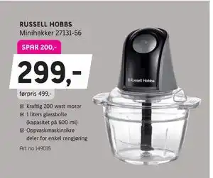 ELON RUSSELL HOBBS Minihakker tilbud
