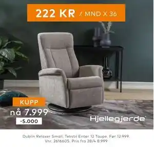 Skeidar Dublin Relaxer Small tilbud