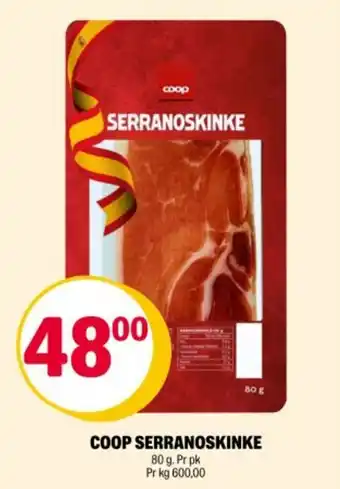 Coop Extra COOP Serranoskinke tilbud
